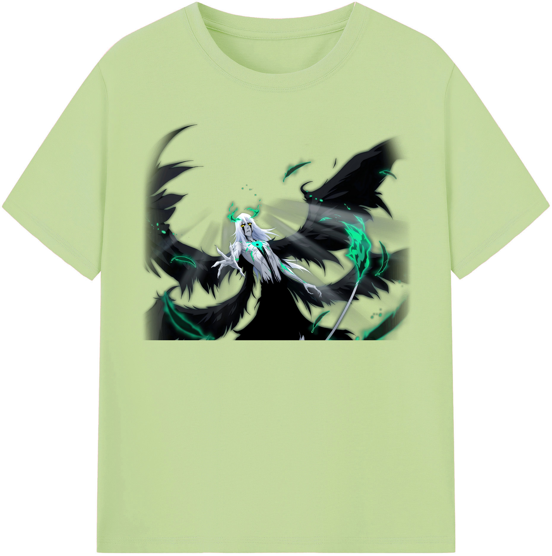 （画像用） ブリーチ ウルキオラ·シファー BLEACH Ulquiorra cifer 綿100％半袖Tシャツ（フロントプリント）